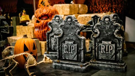 Halloween decorations.