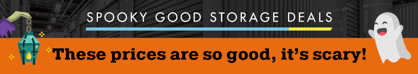 Spooky good storage deals only at myplace self storage.