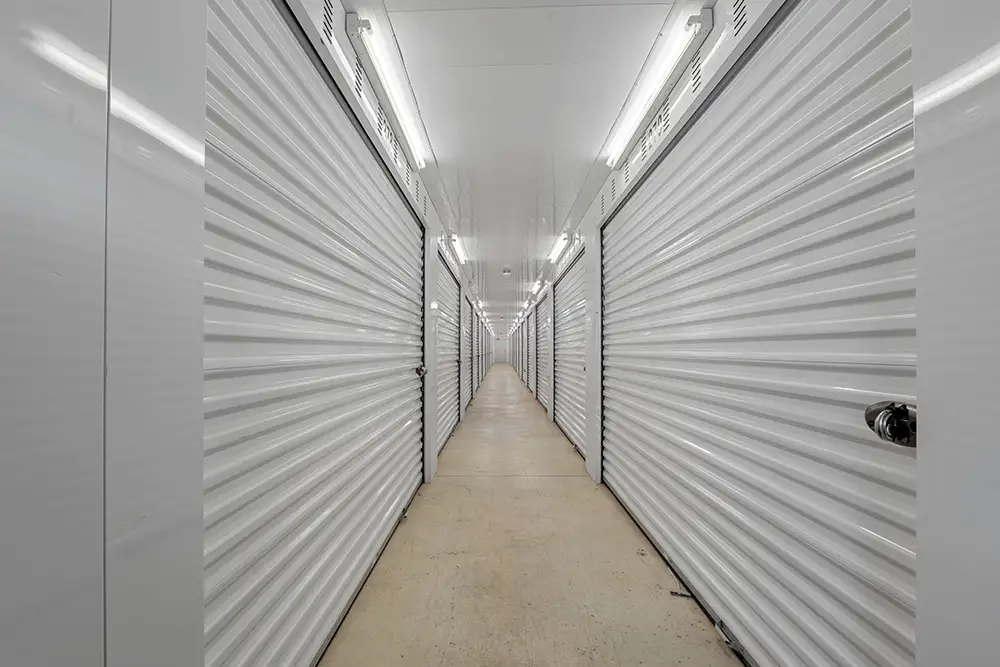 Interior of Climate Controlled building at the MyPlace Self Storage in Cicero, IN.