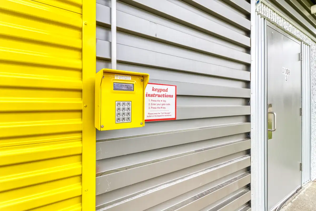 Indoor loading bay with protected drive-in access at MyPlace Self-Storage on E Washington Street.